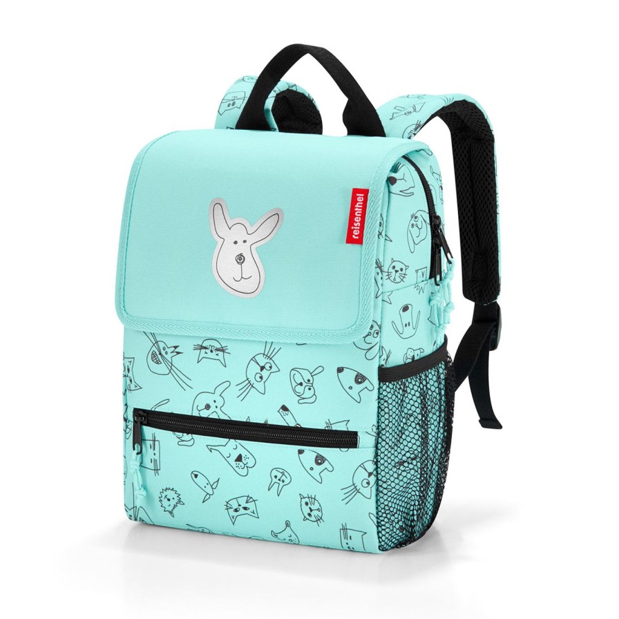 Kids Reisenthel | Backpack Kids Cats And Dogs Mint