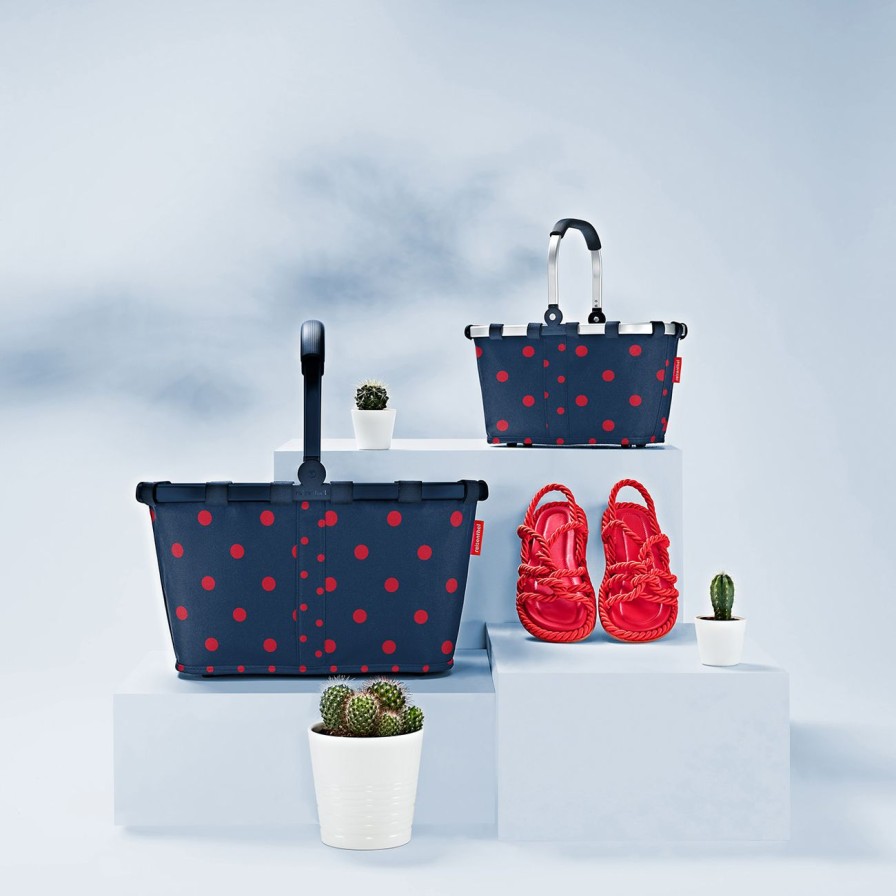 Shopping Reisenthel | Carrybag + Carrybag Xs Spar-Set Frame Mixed Dots Red