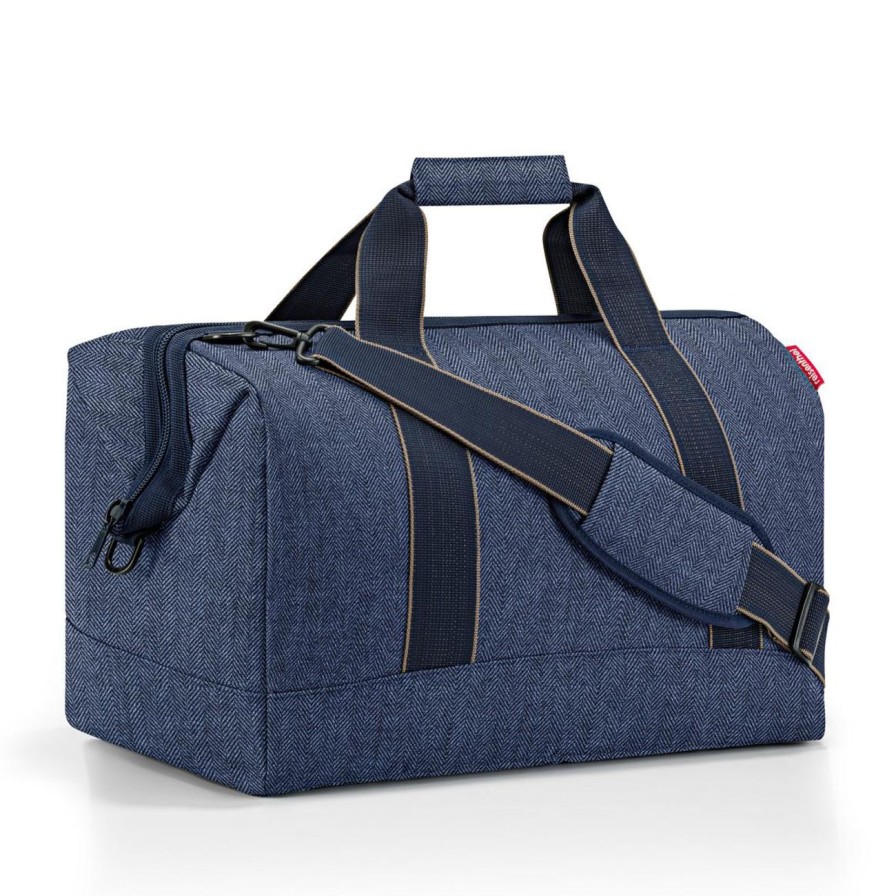 Travel Reisenthel | Allrounder L Herringbone Dark Blue