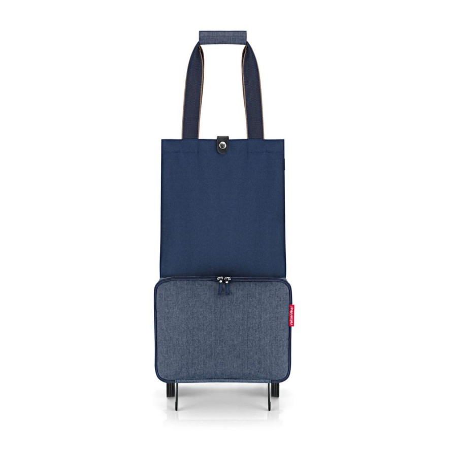 Shopping Reisenthel | Foldabletrolley Herringbone Dark Blue