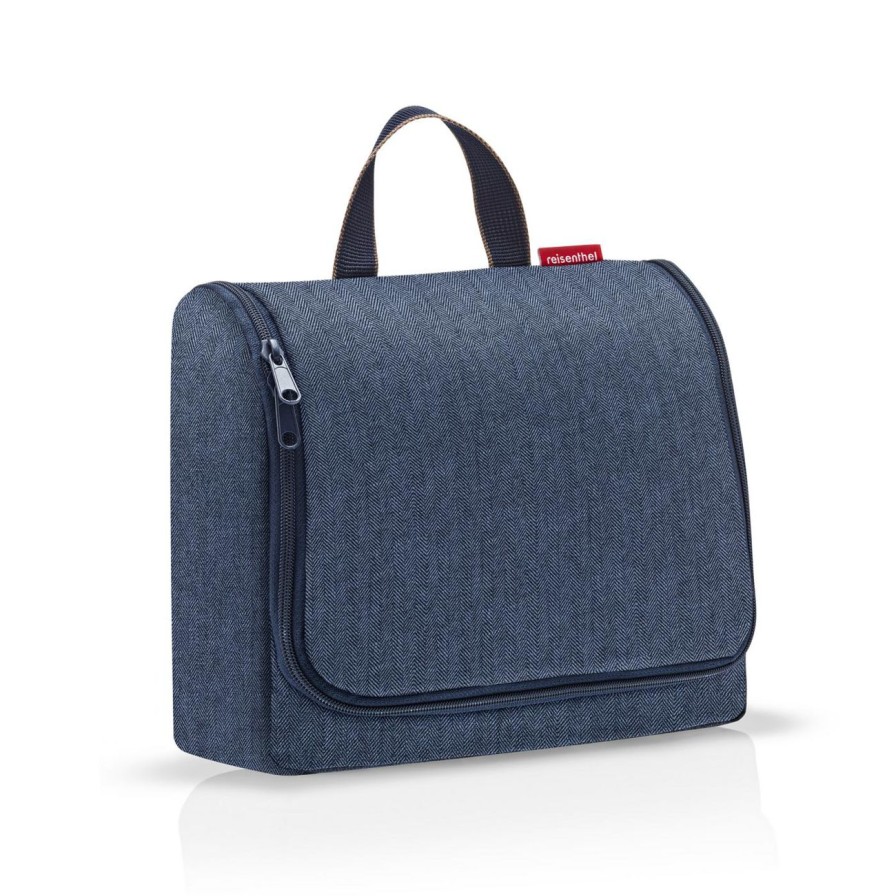 Cosmetic Reisenthel | Toiletbag Xl Herringbone Dark Blue