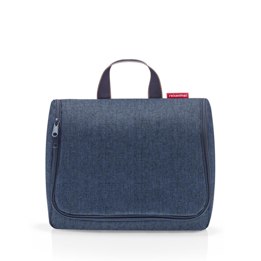 Cosmetic Reisenthel | Toiletbag Xl Herringbone Dark Blue