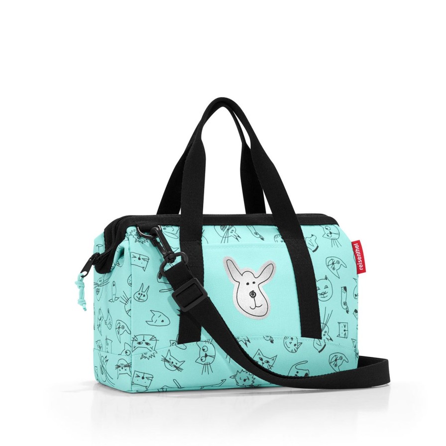 Kids Reisenthel | Allrounder Xs Kids Cats And Dogs Mint