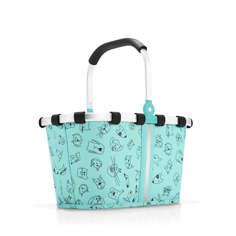 Kids Reisenthel | Carrybag Xs Kids Cats And Dogs Mint