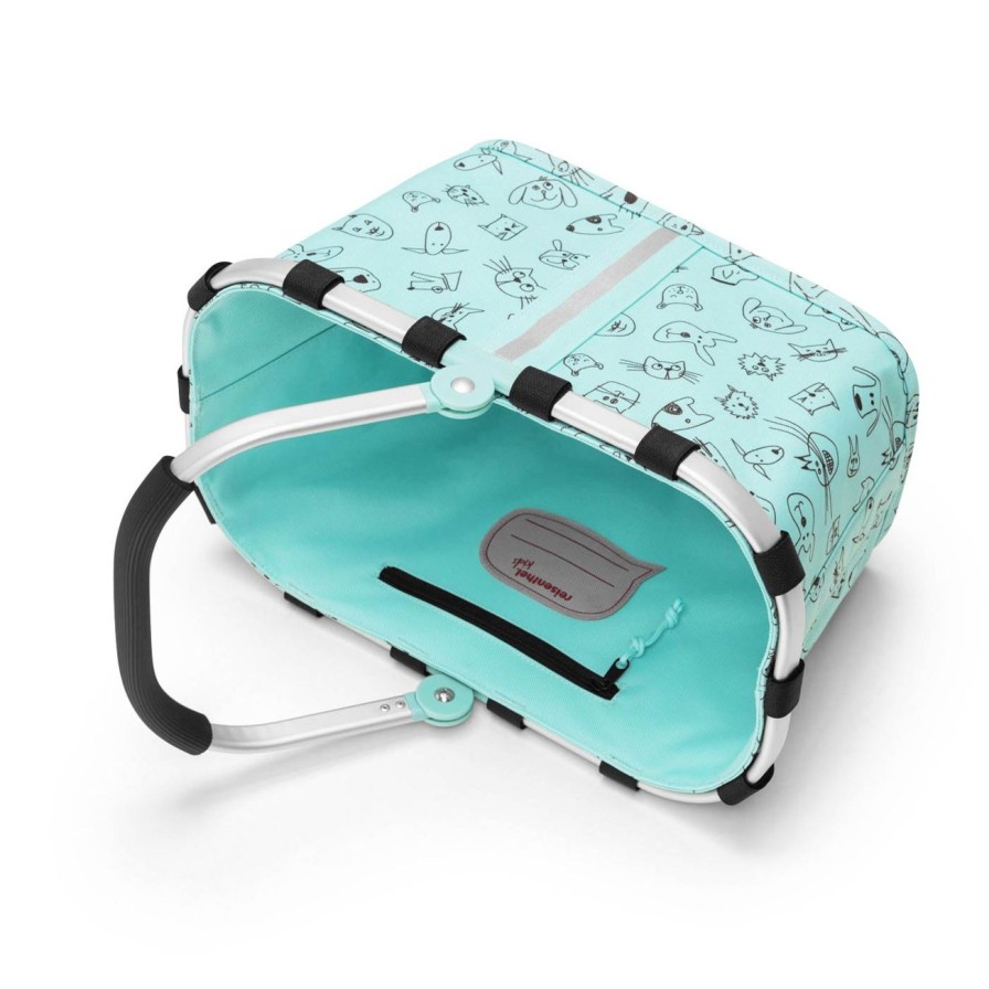 Kids Reisenthel | Carrybag Xs Kids Cats And Dogs Mint