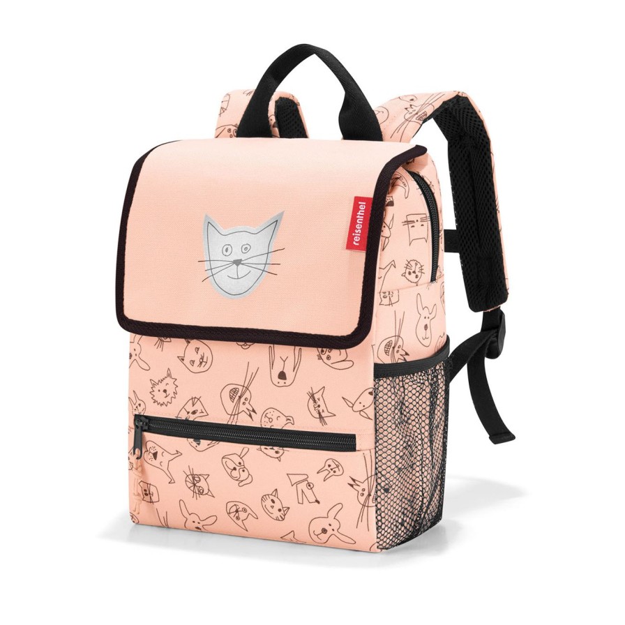 Kids Reisenthel | Backpack Kids Cats And Dogs Rose