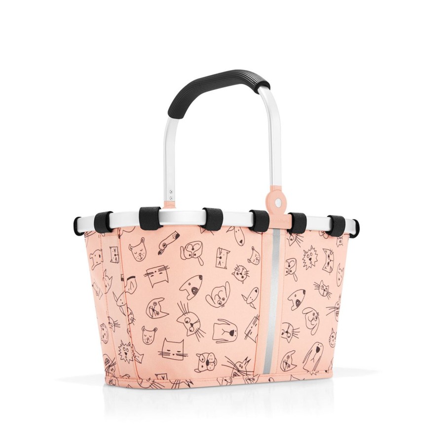 Kids Reisenthel | Carrybag Xs Kids Cats And Dogs Rose